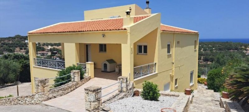 Almyrida Kreta, Almyrida: Atemberaubendes Einfamilienhaus mit Pool-, Meer- und Bergblick Haus kaufen